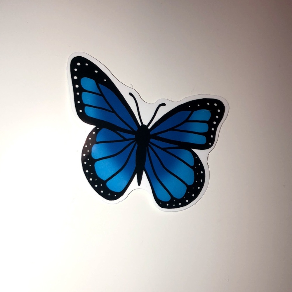 10/$10 butterfly sticker